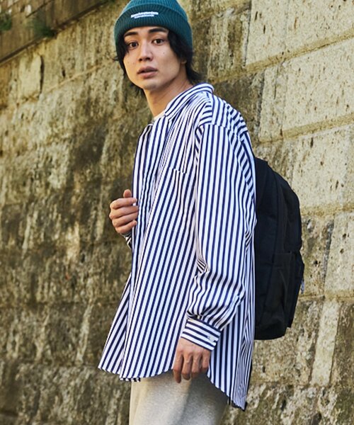 417 EDIFICE（フォーワンセブンエディフィス）の「〇ストライプB.Dシャツ（シャツ/ブラウス・メンズ・ライトブルー/エメラルドブルー/ブルー/ブルー系その他・SMALL/MEDIUM/LARGE）」の22枚目の写真