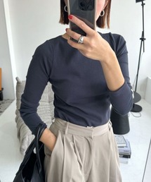 【pufe】快適な着心地 長袖Tシャツ