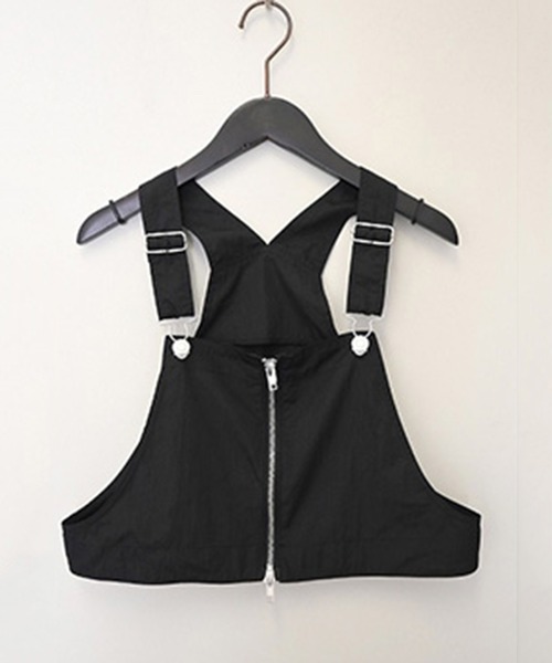 STYLEBLOCK(スタイルブロック)の「タフタ×オーガンジーマルチWAYサロペットワンピース(ワンピース・レディース・ブラック/ホワイト系その他/チャコールグレー/カーキ・M)」の7枚目の写真