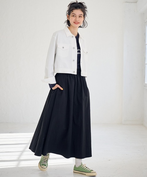 ROPE' PICNIC(ロペピクニック)の「ショート丈ホワイトデニムジャケット(デニムジャケット・レディース・ホワイト・38)」の22枚目の写真