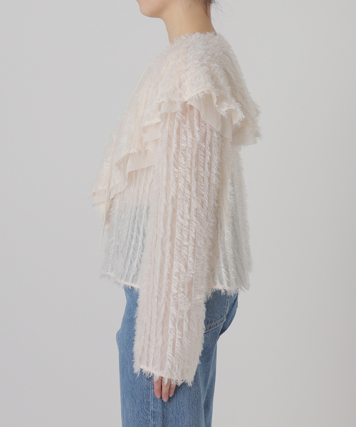 SLOBE IENA（スローブイエナ）の「ラッフルジャガードブラウス（シャツ 