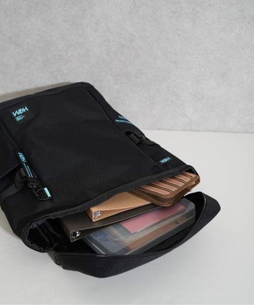 HeM（ヘム）の「【HeM/ヘム】 ルーク ボックスリュックサック SAC'S BAR 別注 32L（バックパック/リュック・レディース・グリーン/ブルー/ホワイト・FREE）」の19枚目の写真