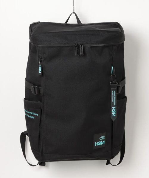 HeM（ヘム）の「【HeM/ヘム】 ルーク ボックスリュックサック SAC'S BAR 別注 32L（バックパック/リュック・レディース・グリーン/ブルー/ホワイト・FREE）」の6枚目の写真