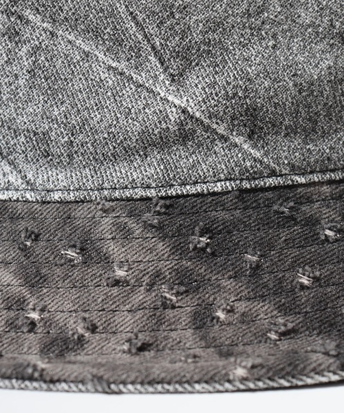 KANGOL（カンゴール）の「KANGOL DENIM MASHUP BUCKET（ハット・レディース・ネイビー/ブラック・M/L/XL）」の21枚目の写真