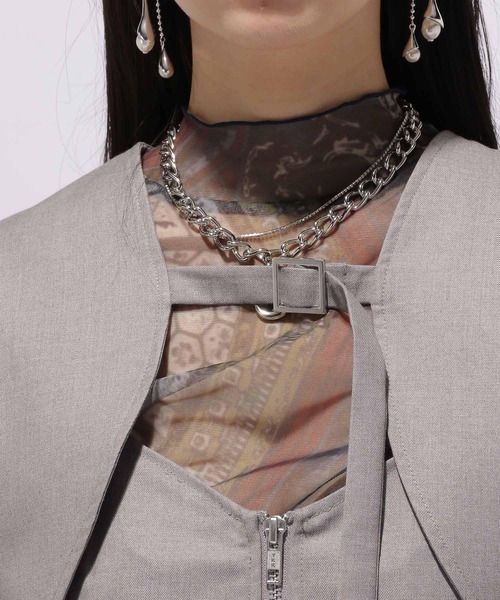 HARE（ハレ）の「2Pボレロジャケット＊ジップワンピース(HARE