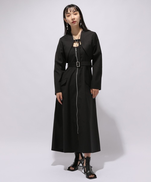 HARE（ハレ）の「2Pボレロジャケット＊ジップワンピース(HARE