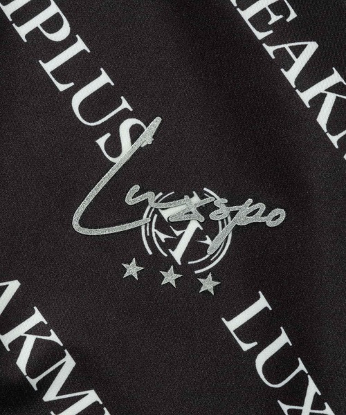 LUXEAKMPLUS(リュクスエイケイエムプラス)の「LUXEAKMPLUS(リュクスエイケイエムプラス)ゴルフ 総柄ロゴ半袖ポロシャツ(ポロシャツ・メンズ・ブラック/ブラック×ブルー/ホワイト/ホワイト系その他・S/M/L/XL/XXL)」の11枚目の写真