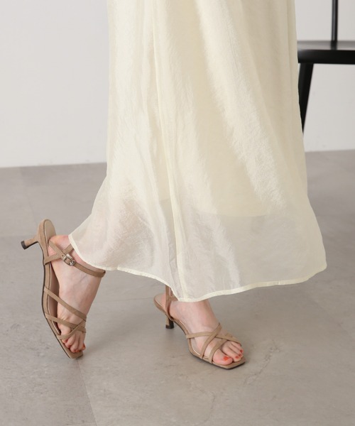 N.(N. Natural Beauty Basic)(エヌエヌナチュラルビューティーベーシック)の「◆リブカーディガンスカートセット(ワンピース・レディース・ナチュラル/ブルー/チャコールグレー・MEDIUM)」の20枚目の写真