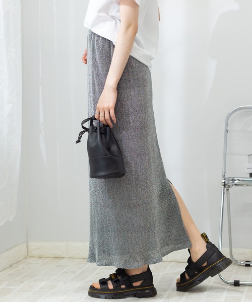ぽぽ様　タイトスカートブラック無地19号 事務服 タイトスカート[ボンマックス/LS2203]無地/高級感/後ゴム