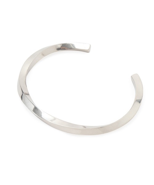 JUNRED（ジュンレッド）の「ital. from JUNRed / narrow twist bangle（バングル/リストバンド・メンズ・シルバー・FREE）」の4枚目の写真