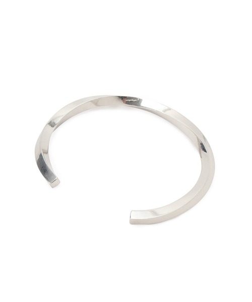 JUNRED（ジュンレッド）の「ital. from JUNRed / narrow twist bangle（バングル/リストバンド・メンズ・シルバー・FREE）」の5枚目の写真