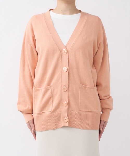 un dix cors（アンディコール）の「ウォッシャブルダブルポケットカーディガン（カーディガン/ボレロ・レディース・イエロー/オレンジ/ライトグレー/ブラック・FREE）」の21枚目の写真