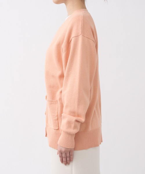 un dix cors（アンディコール）の「ウォッシャブルダブルポケットカーディガン（カーディガン/ボレロ・レディース・イエロー/オレンジ/ライトグレー/ブラック・FREE）」の22枚目の写真