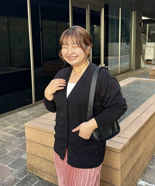 un dix cors（アンディコール）の「ウォッシャブルダブルポケットカーディガン（カーディガン/ボレロ・レディース・イエロー/オレンジ/ライトグレー/ブラック・FREE）」の11枚目の写真