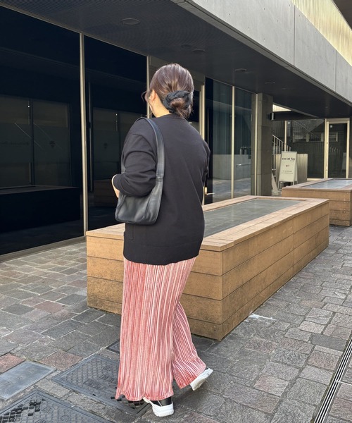 un dix cors（アンディコール）の「ウォッシャブルダブルポケットカーディガン（カーディガン/ボレロ・レディース・イエロー/オレンジ/ライトグレー/ブラック・FREE）」の13枚目の写真