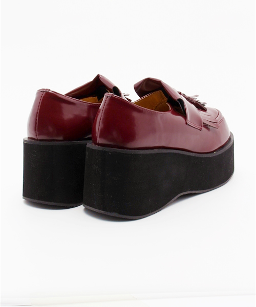 WEGO（ウィゴー）の「WEGO/ボリュームソールローファー（ドレスシューズ・レディース・ブラック/ワイン・MEDIUM/LARGE）」の11枚目の写真