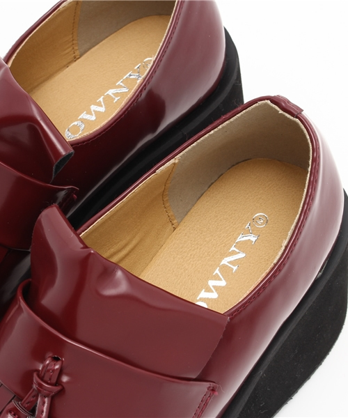 WEGO（ウィゴー）の「WEGO/ボリュームソールローファー（ドレスシューズ・レディース・ブラック/ワイン・MEDIUM/LARGE）」の5枚目の写真