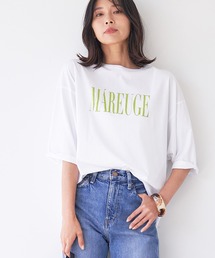 "MAREUGE"ロゴプリントT-shirt