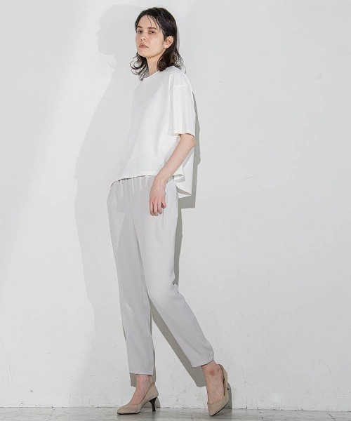 la.f…(ラエフ)の「【WEB別注/洗濯機で洗える/セットアップ可】ダブルクロス2WAYイージーパンツ(その他パンツ・レディース・ネイビー/ブラック/ベージュ・7号/11号/9号)」の13枚目の写真