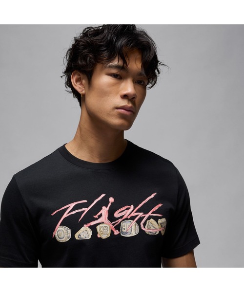 JORDAN BRAND（ジョーダンブランド）の「ジョーダン  ジョーダン FLT ESS リングス S/S クルー（Tシャツ/カットソー・メンズ・オフホワイト/ブラック/レッド・S/M/L/XL/2XL/3XL）」の8枚目の写真
