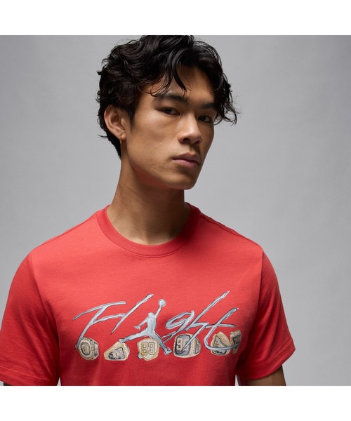 JORDAN BRAND（ジョーダンブランド）の「ジョーダン  ジョーダン FLT ESS リングス S/S クルー（Tシャツ/カットソー・メンズ・オフホワイト/ブラック/レッド・S/M/L/XL/2XL/3XL）」の12枚目の写真