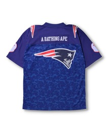 A BATHING APE フットボールシャツ ネイビー BAPE® SOCCER COLLECTION | bape.com