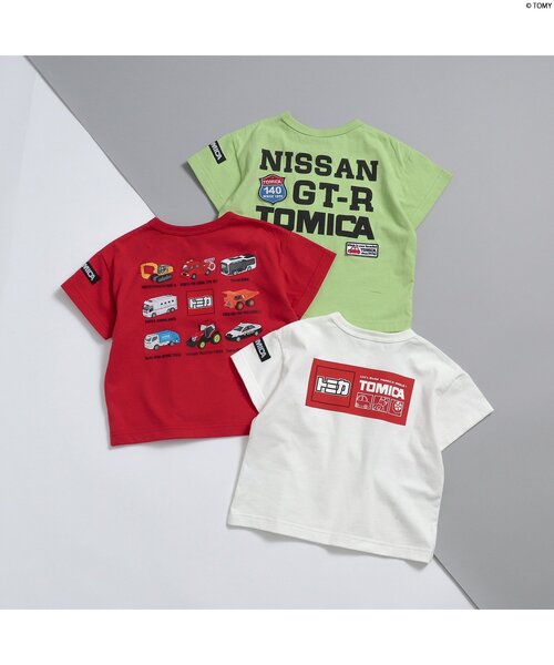 セール】TOMICA 3色3柄Tシャツ（Tシャツ/カットソー）｜apres les