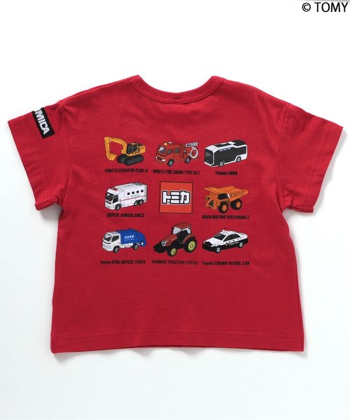 Tシャツ　赤　青　黄　３枚セット セール】TOMICA 3色3柄Tシャツ（Tシャツ/カットソー）｜apres