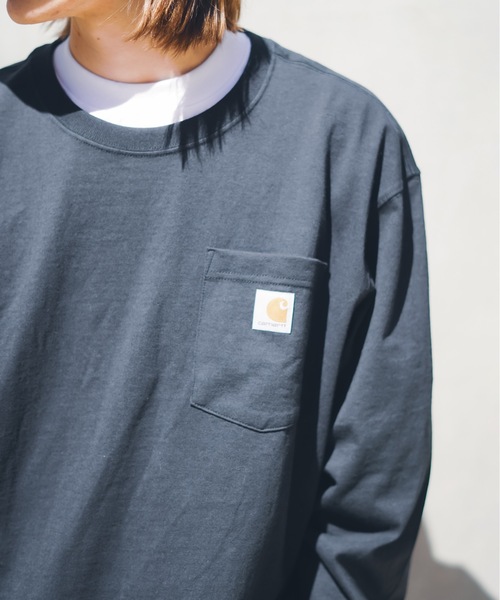 【Carhartt WIP】ロングカバーオール ネイビー S セール】【Carhartt/カーハート】K126 Workwear Long-Sleeve