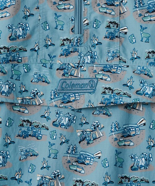 COLEMAN(コールマン)の「Coleman(コールマン)別注グラフィックナイロンアノラックパーカー(セットアップ可能)(パーカー・メンズ・その他1/その他2・M/L)」の4枚目の写真