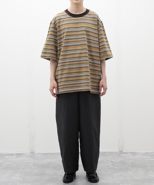 CAMIEL FORTGENS カミエル フォートへンス　BORDER TEE セール】【CAMIEL FORTGENS / カミエル・フォートヘンス】BIG TEE