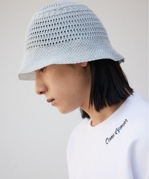 AZUL by moussy（アズールバイマウジー）の「スカシアミバケットハット（ハット・メンズ）」