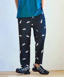 ブッチャー総柄プリントイージーアンクルパンツ