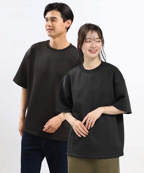 GLOBAL WORK Smile Seed Store（グローバルワーク スマイルシードストア）の「ダンボールスウェットクルー半袖/181001（Tシャツ/カットソー・メンズ・ブラック/チャコール/オフホワイト/ネイビー/ベージュ・SMALL/MEDIUM/LARGE/X-LARGE）」の3枚目の写真