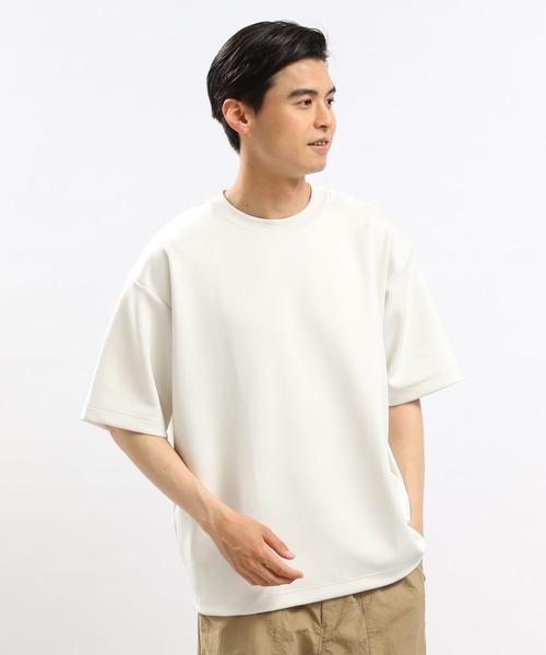 GLOBAL WORK Smile Seed Store（グローバルワーク スマイルシードストア）の「ダンボールスウェットクルー半袖/181001（Tシャツ/カットソー・メンズ・ブラック/チャコール/オフホワイト/ネイビー/ベージュ・SMALL/MEDIUM/LARGE/X-LARGE）」の8枚目の写真