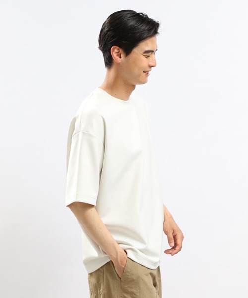 GLOBAL WORK Smile Seed Store（グローバルワーク スマイルシードストア）の「ダンボールスウェットクルー半袖/181001（Tシャツ/カットソー・メンズ・ブラック/チャコール/オフホワイト/ネイビー/ベージュ・SMALL/MEDIUM/LARGE/X-LARGE）」の9枚目の写真