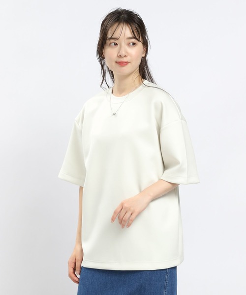 GLOBAL WORK Smile Seed Store（グローバルワーク スマイルシードストア）の「ダンボールスウェットクルー半袖/181001（Tシャツ/カットソー・メンズ・ブラック/チャコール/オフホワイト/ネイビー/ベージュ・SMALL/MEDIUM/LARGE/X-LARGE）」の11枚目の写真