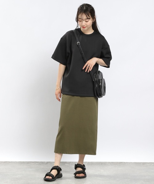 GLOBAL WORK Smile Seed Store（グローバルワーク スマイルシードストア）の「ダンボールスウェットクルー半袖/181001（Tシャツ/カットソー・メンズ・ブラック/チャコール/オフホワイト/ネイビー/ベージュ・SMALL/MEDIUM/LARGE/X-LARGE）」の18枚目の写真