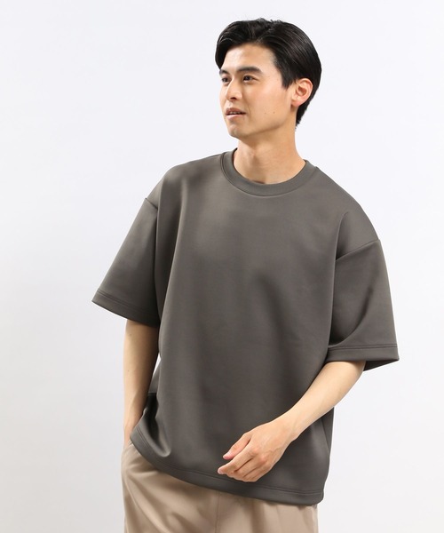 GLOBAL WORK Smile Seed Store（グローバルワーク スマイルシードストア）の「ダンボールスウェットクルー半袖/181001（Tシャツ/カットソー・メンズ・ブラック/チャコール/オフホワイト/ネイビー/ベージュ・SMALL/MEDIUM/LARGE/X-LARGE）」の22枚目の写真