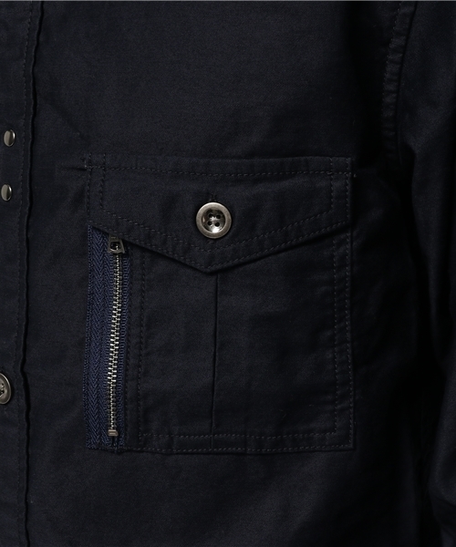 SHIPS JET BLUE（シップスジェットブルー）の「SHIPS JET BLUE (シップス ジェットブルー): BDU ミリタリーシャツ 15FW（シャツ/ブラウス・メンズ・オリーブ/オレンジ/ネイビー・SMALL/LARGE/MEDIUM）」の17枚目の写真