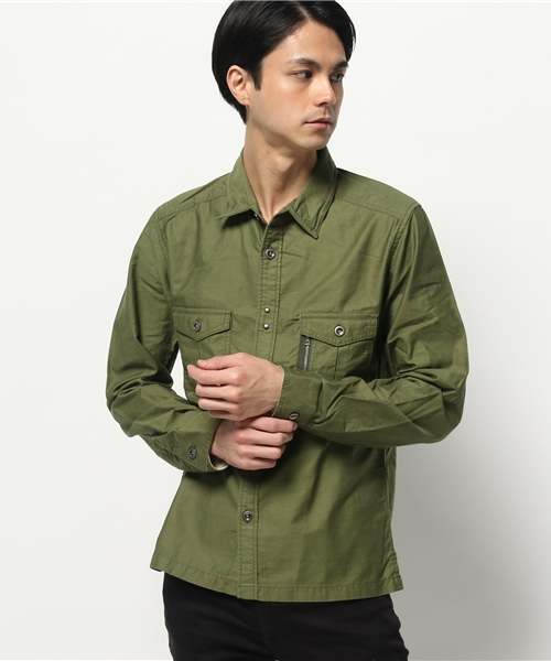 SHIPS JET BLUE（シップスジェットブルー）の「SHIPS JET BLUE (シップス ジェットブルー): BDU ミリタリーシャツ 15FW（シャツ/ブラウス・メンズ・オリーブ/オレンジ/ネイビー・SMALL/LARGE/MEDIUM）」の22枚目の写真