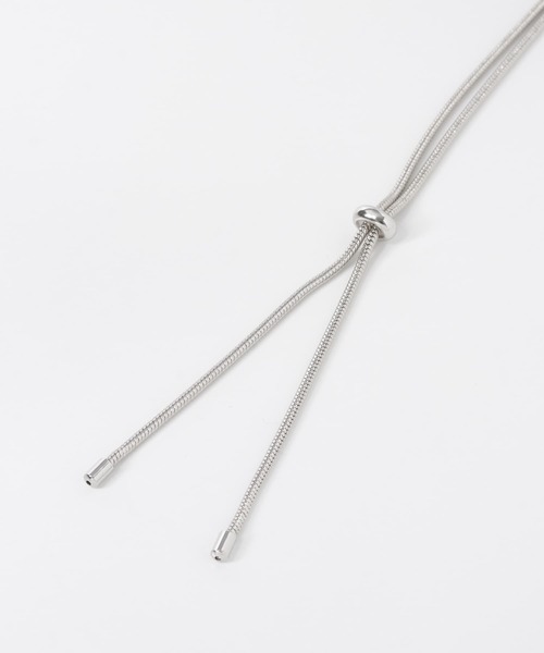 SMELLY(スメリー)の「メタルフラワースライドネックレス(ネックレス・レディース・シルバー・-)」の11枚目の写真