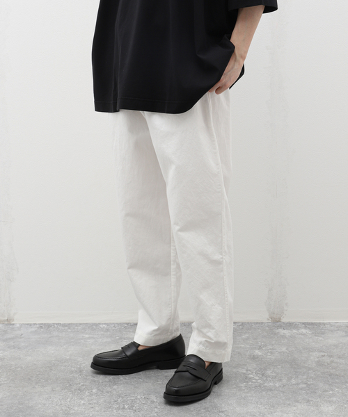 CASEY CASEY（ケイシーケイシー）の「CASEY CASEY ( ケイシ―ケイシー) AH PANT STH0009（スラックス・メンズ・ホワイト/ネイビー・LARGE/MEDIUM）」の2枚目の写真