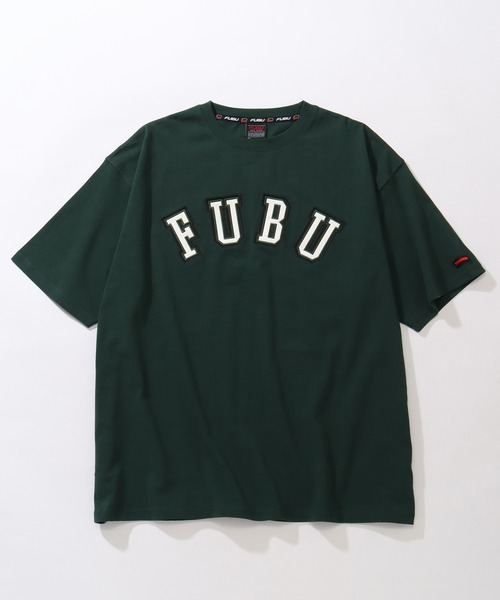 FUBU( フブ)の「【FUBU/フブ】College Tee/カレッジロゴTシャツ(Tシャツ/カットソー・メンズ・ホワイト/パープル/ブラック/グリーン・L/M/XL)」の3枚目の写真