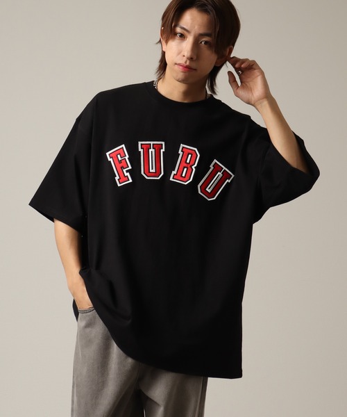 FUBU( フブ)の「【FUBU/フブ】College Tee/カレッジロゴTシャツ(Tシャツ/カットソー・メンズ・ホワイト/パープル/ブラック/グリーン・L/M/XL)」の14枚目の写真