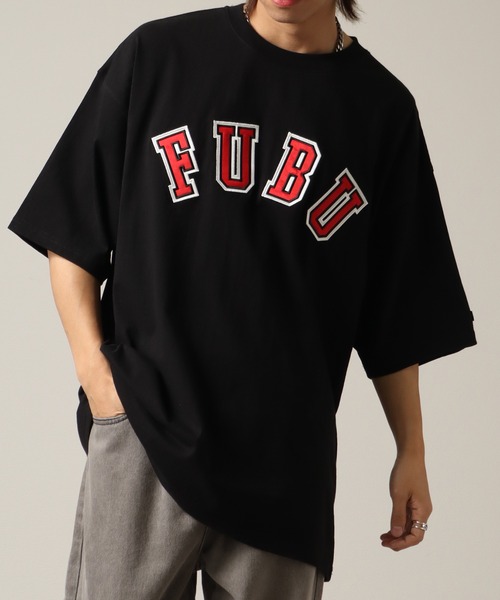 FUBU( フブ)の「【FUBU/フブ】College Tee/カレッジロゴTシャツ(Tシャツ/カットソー・メンズ・ホワイト/パープル/ブラック/グリーン・L/M/XL)」の15枚目の写真