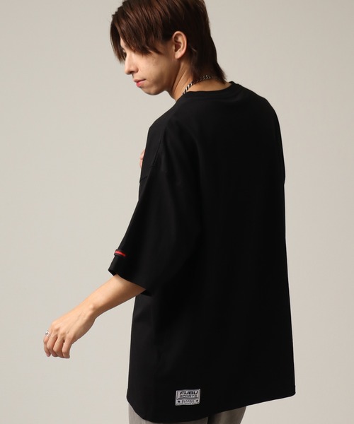 FUBU( フブ)の「【FUBU/フブ】College Tee/カレッジロゴTシャツ(Tシャツ/カットソー・メンズ・ホワイト/パープル/ブラック/グリーン・L/M/XL)」の16枚目の写真