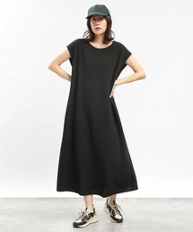 GLOBAL WORK Smile Seed Store | フクレジャガードワンピースフレンチスリーブ/108549(ワンピース)