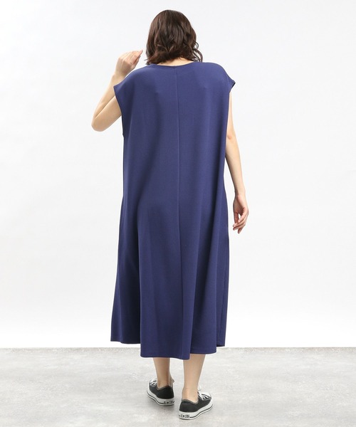 GLOBAL WORK Smile Seed Store（グローバルワーク スマイルシードストア）の「フクレジャガードワンピースフレンチスリーブ/108549（ワンピース・レディース・ブルー系その他6/モカ/アイボリー/ブラック・X-LARGE/LARGE/MEDIUM/SMALL）」の20枚目の写真