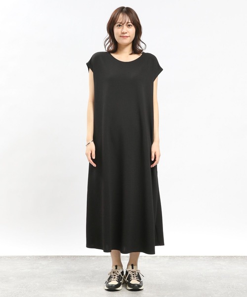 GLOBAL WORK Smile Seed Store（グローバルワーク スマイルシードストア）の「フクレジャガードワンピースフレンチスリーブ/108549（ワンピース・レディース・ブルー系その他6/モカ/アイボリー/ブラック・X-LARGE/LARGE/MEDIUM/SMALL）」の21枚目の写真